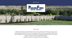 Desktop Screenshot of paulsenfence.com